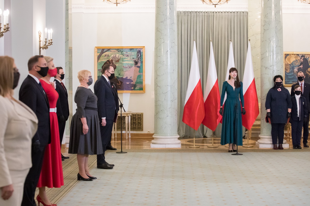 Uroczystości w Pałacu Prezydenckim z okazji Dnia Polonii i Polaków za Granicą
