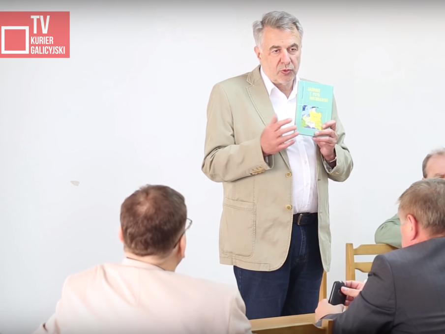 Prezentacja książek prof. Bohdana Hudia w Iwano-Frankiwsku