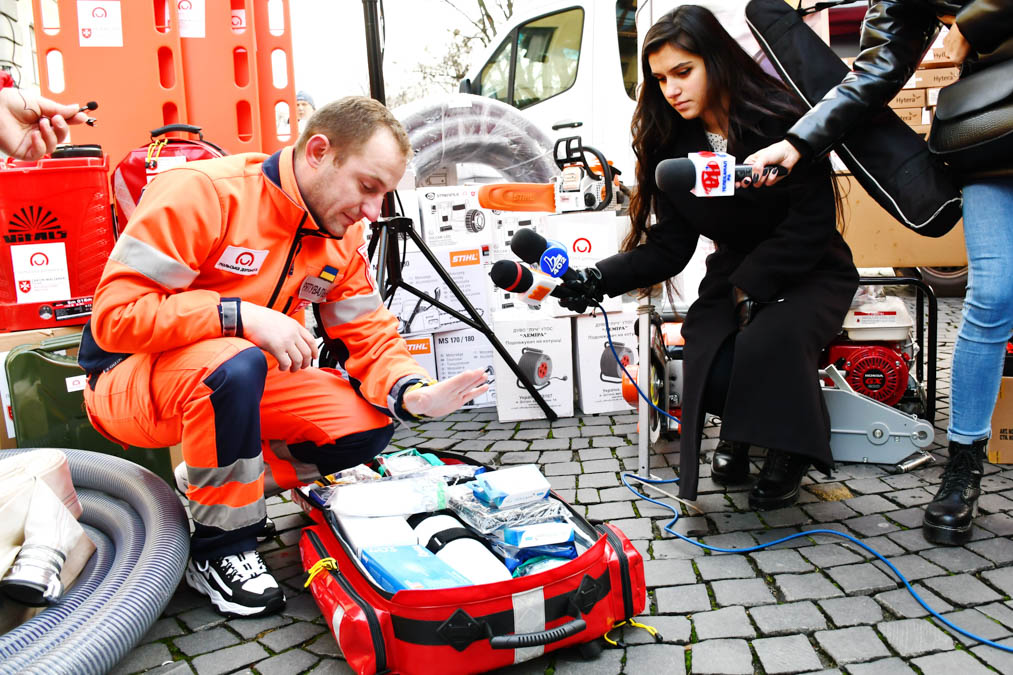 Польська допомога для Міської аварійно-рятувальної служби в Івано-Франківську